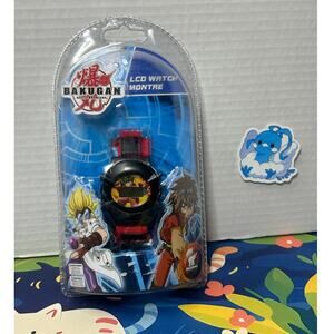 Bakugan Battle Brawlers Red Wrist Watch Digital LCD